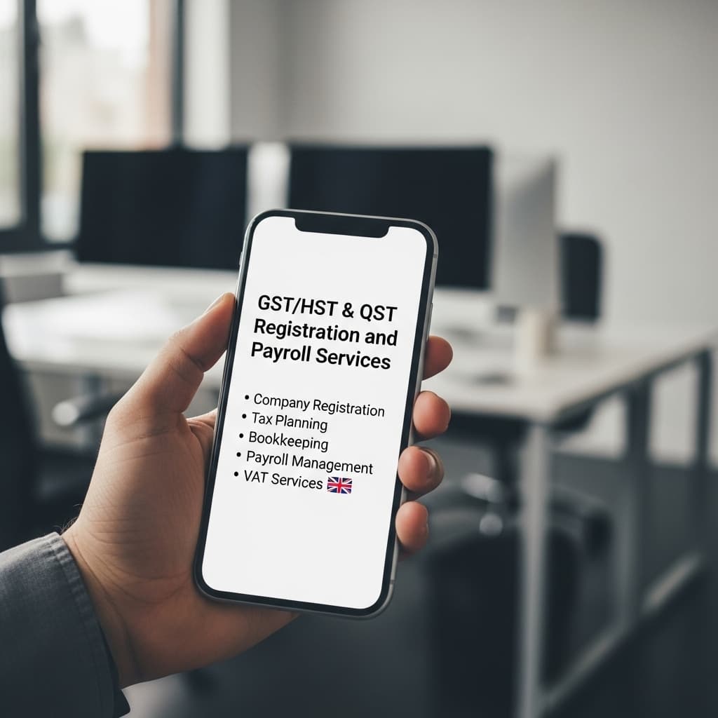 GST/HST & QST Registration and Payroll Services